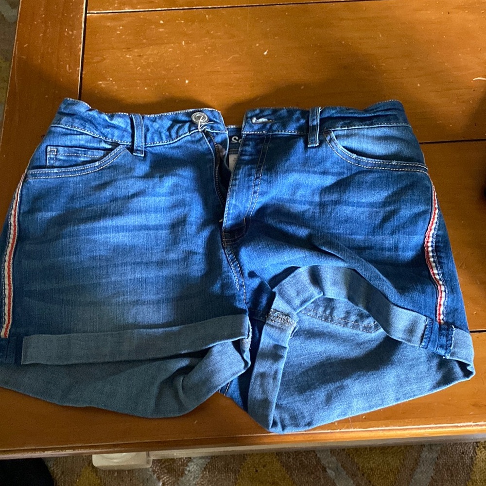 denim shorts